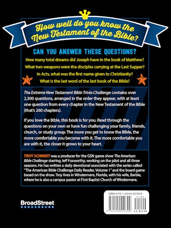 The Extreme New Testament Bible Trivia Challenge - interior image