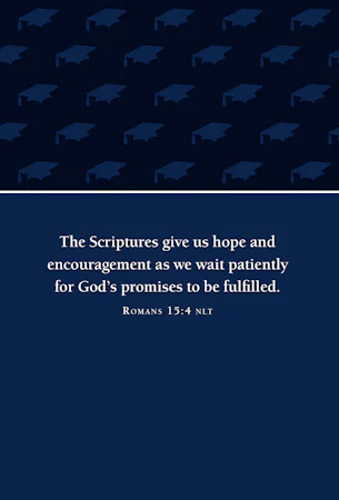 Bible Promises for Graduates Blueberry - interior image