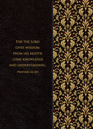 Wisdom for Life ziparound devotional - interior image