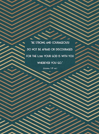 Be Strong and Courageous - interior image