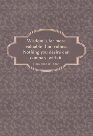 Wisdom for Today - interior image