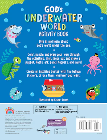 God’s Underwater World Activity Book - interior image