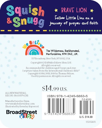 Squish and Snugg – Brave Lion - interior image