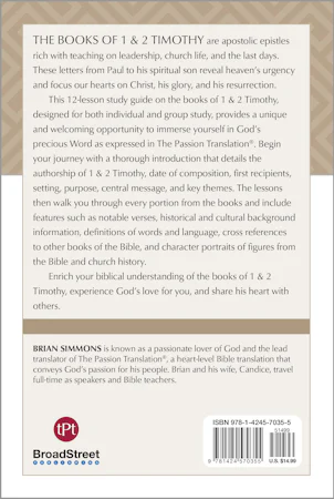 TPT The Books of 1 & 2  Timothy - interior image