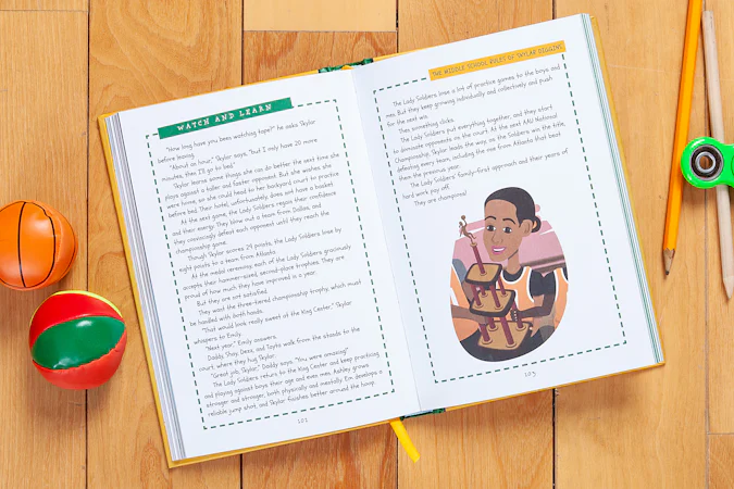 The Middle School Rules of Skylar Diggins - interior image