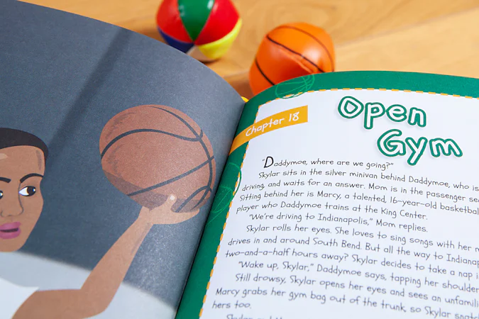The Middle School Rules of Skylar Diggins - interior image