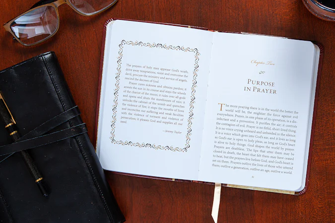 A Treasury of Prayer - interior image