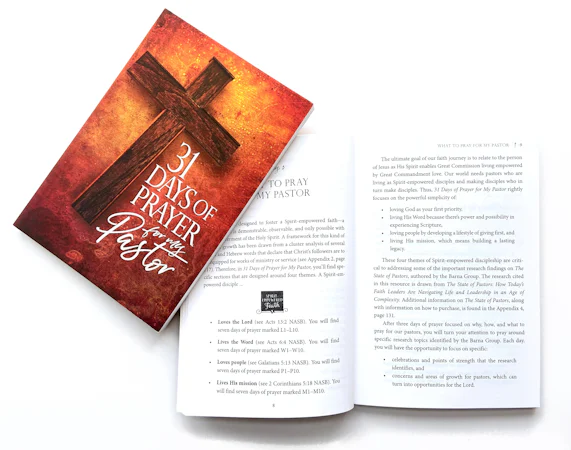 31 Days of Prayer for My Pastor - interior image