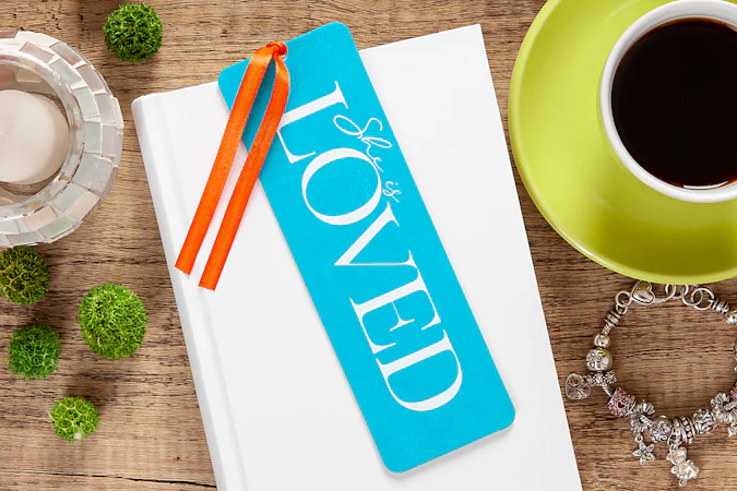 She is Loved Bookmark - interior image