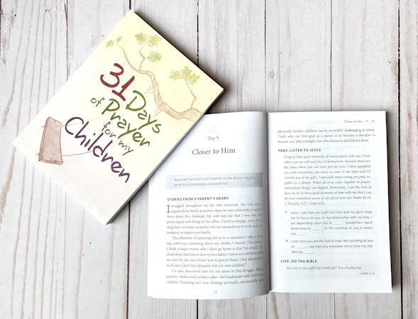 31 Days of Prayer for My Children - interior image