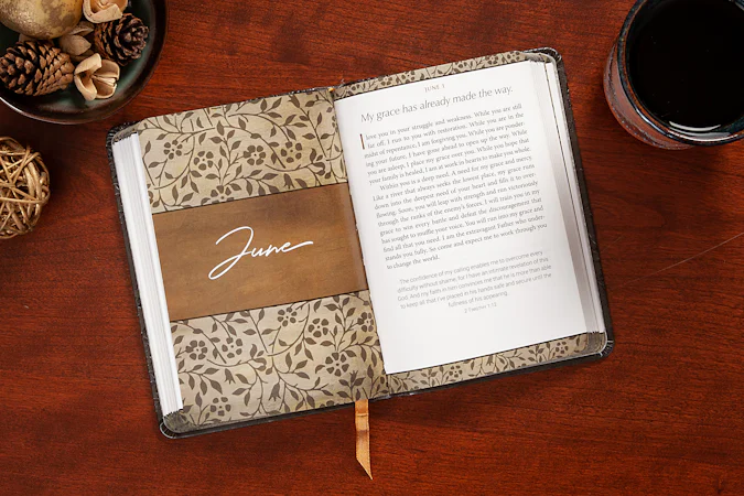 I Hear His Whisper 365 Daily Devotions (Gift Edition) - interior image