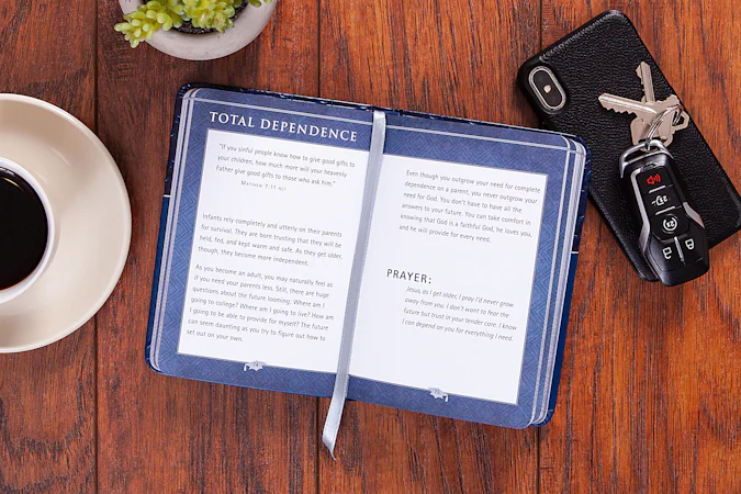 Bible Promises for Graduates Blueberry - interior image