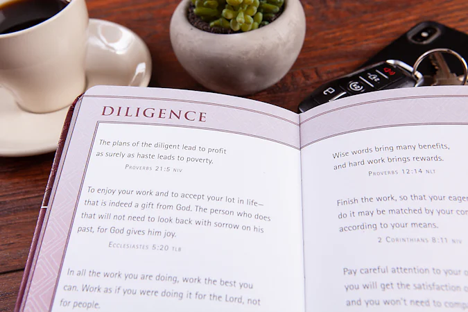 Bible Promises for Graduates (Raspberry) - interior image