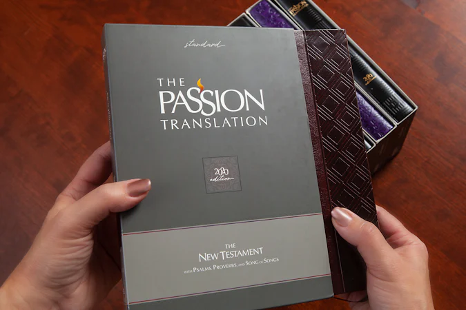 The Passion Translation New Testament (2020 Edition) Gray - interior image