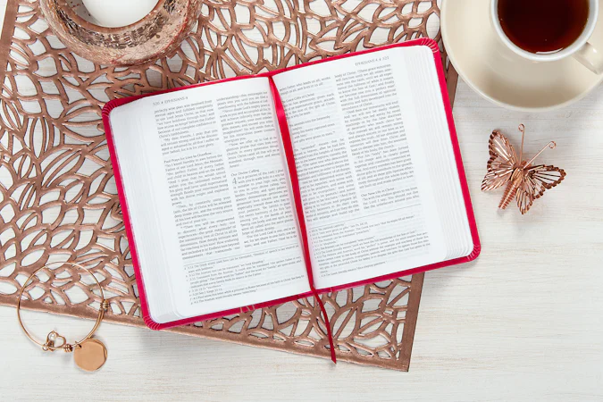 The Passion Translation New Testament (2020 Edition) Compact Fuchsia - interior image