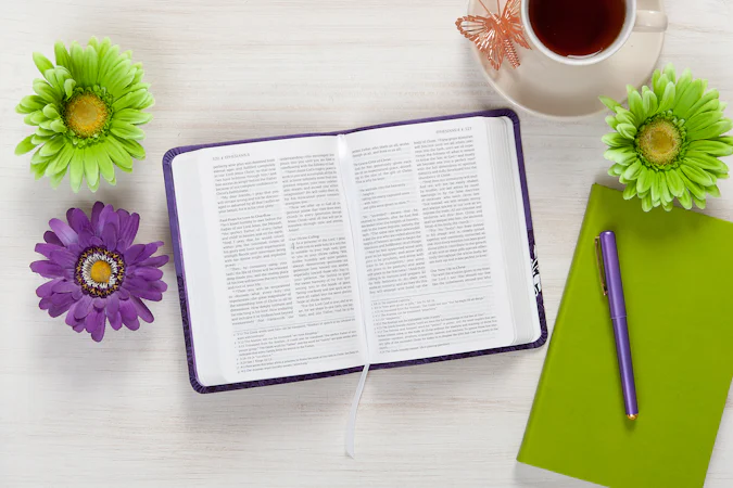 The Passion Translation New Testament (2020 Edition) Compact Violet - interior image