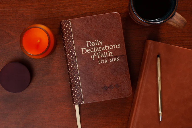 Daily Declarations of Faith for Men - interior image