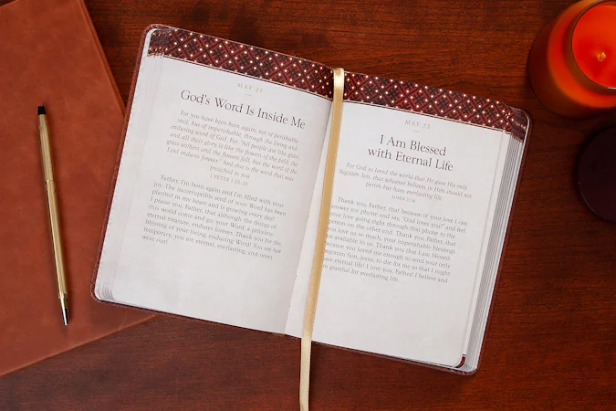 Daily Declarations of Faith for Men - interior image