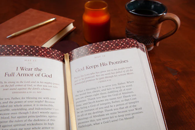 Daily Declarations of Faith for Men - interior image