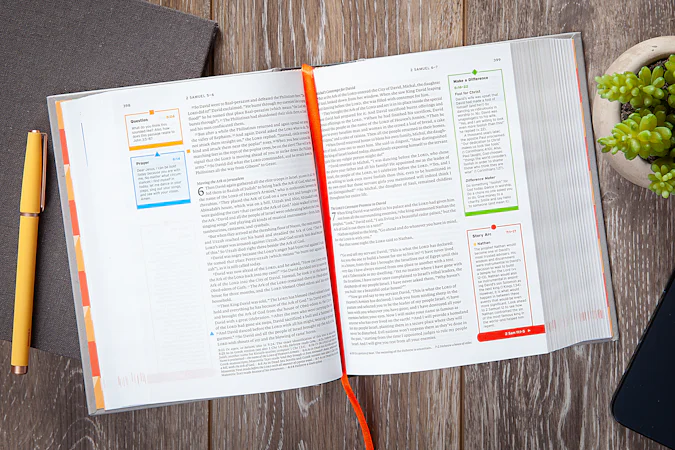 Make a Difference Youth Bible (NLT) - interior image