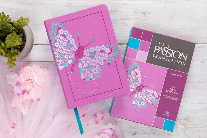 The Passion Translation New Testament (2020 Edition) Youth Girls Butterfly - interior image