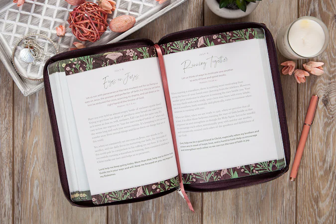 All Things Beautiful Ziparound Devotional - interior image