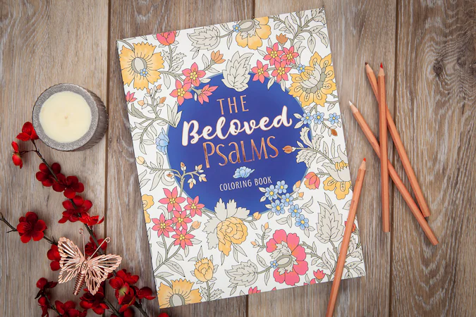The Beloved Psalms Coloring Book - interior image