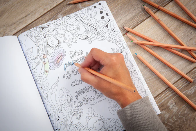 The Beloved Psalms Coloring Book - interior image