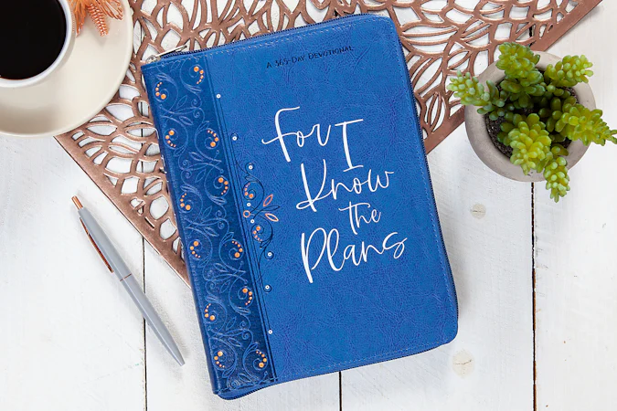 For I Know the Plans ziparound devotional - interior image