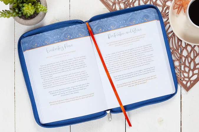 For I Know the Plans ziparound devotional - interior image