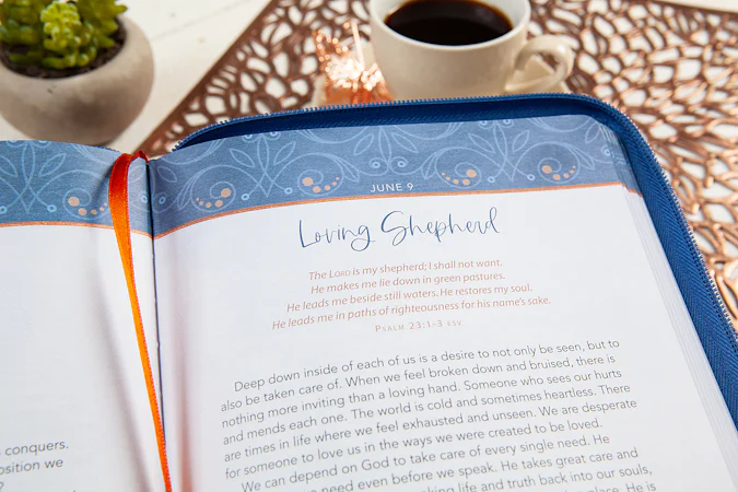 For I Know the Plans ziparound devotional - interior image
