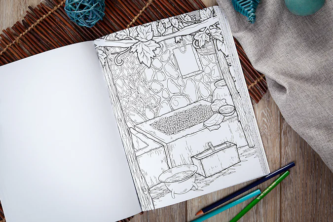 The Chosen Adult Coloring Book - interior image