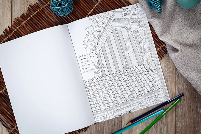 The Chosen Adult Coloring Book - interior image
