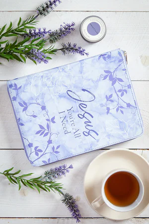 Jesus You're All I Need ziparound devotional - interior image