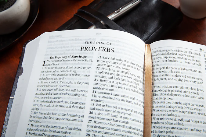 KJV Holy Bible Compact Amethyst - interior image