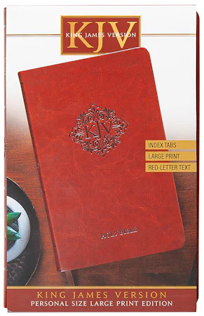 KJV Holy Bible Personal Caramel - interior image