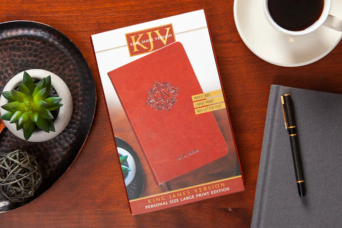 KJV Holy Bible Personal Caramel - interior image