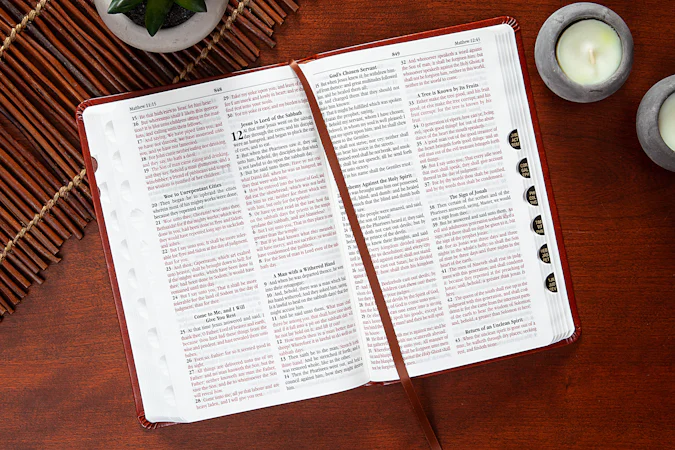 KJV Holy Bible Personal Caramel - interior image