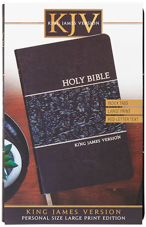KJV Holy Bible Personal Mulberry - interior image