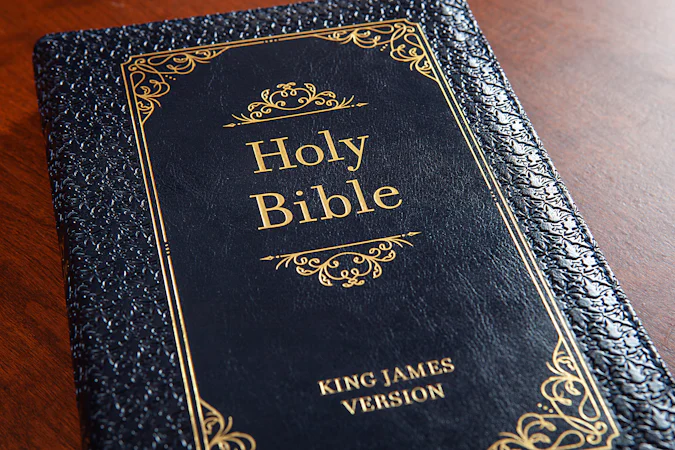 KJV Holy Bible Zip Midnight - interior image