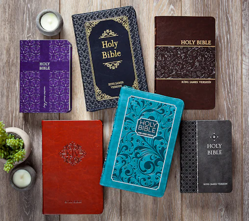 KJV Holy Bible Zip Turquoise - interior image