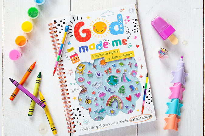 God Made Me Journal - interior image