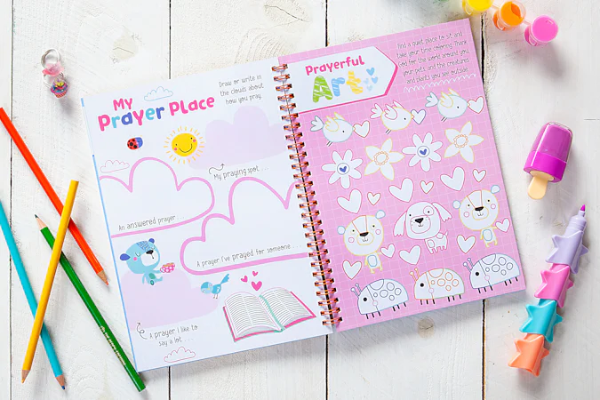 God Made Me Journal - interior image