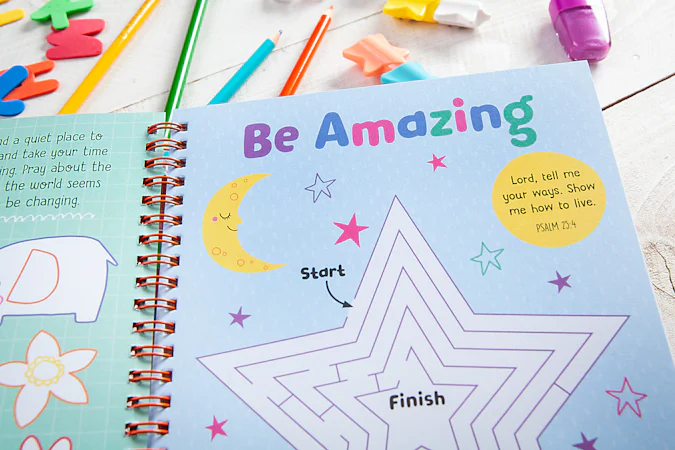 God Made Me Journal - interior image