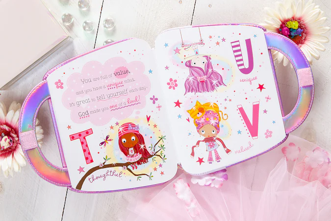 My Pretty Pink ABC of God Loves Me - interior image