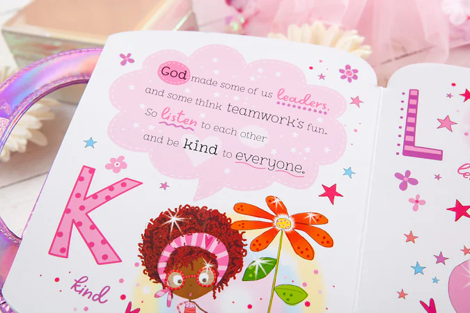My Pretty Pink ABC of God Loves Me - interior image
