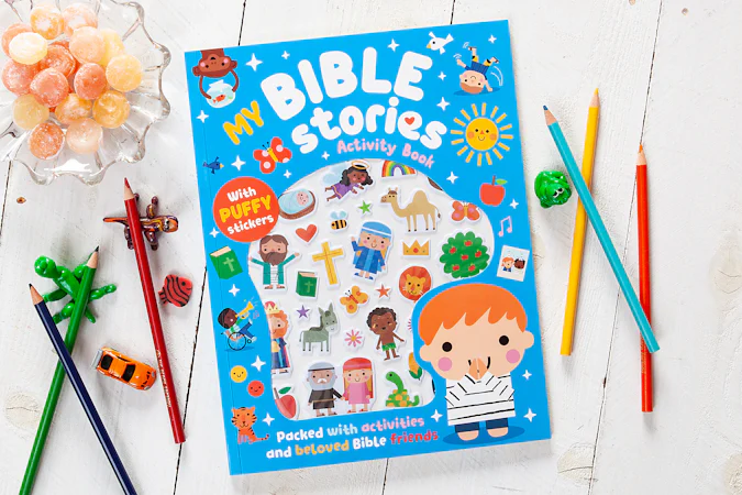 My Bible Stories Activity Book (Blue) - interior image