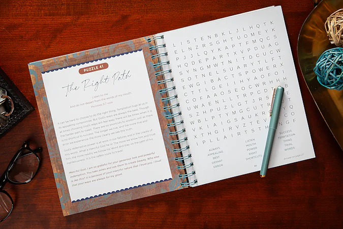 Bible Word Search Devotional - interior image