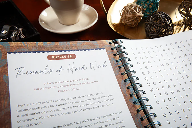 Bible Word Search Devotional - interior image