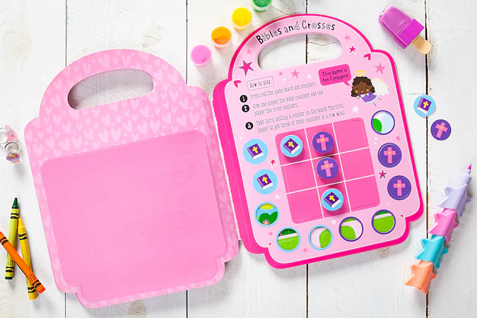 My Pretty Pink Bible Activity Book - interior image